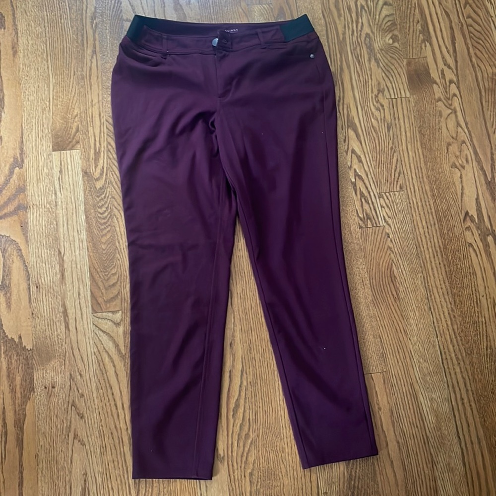 Midrise maroon pants